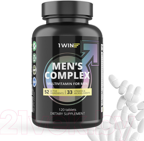 Изображение товара Комплексная пищевая добавка 1WIN Для мужчин (120 таблеток)