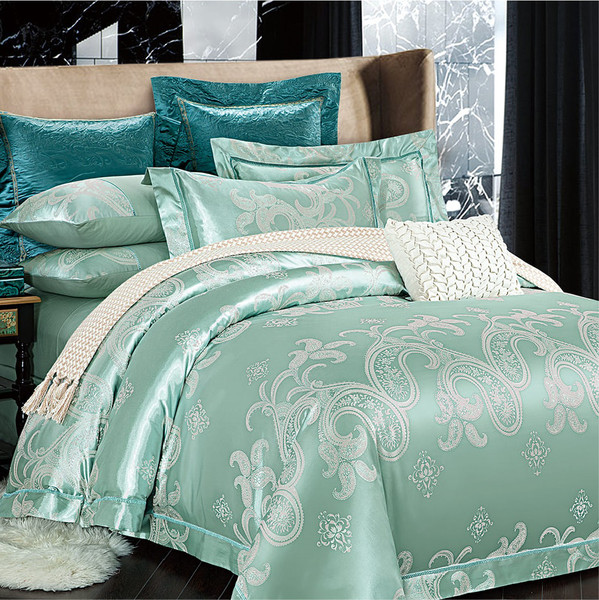 Изображение товара Комплект постельного белья Alleri Сатин Jacquard Premium 2сп с европростыней / СЖ-090