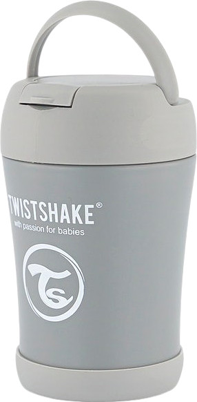 Изображение товара Термос для еды Twistshake Insulated Food Container / 78751 (350мл, пастельный серый)