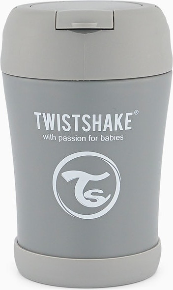 Изображение товара Термос для еды Twistshake Insulated Food Container / 78751 (350мл, пастельный серый)