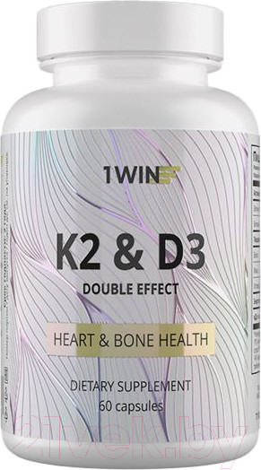 Изображение товара Мультивитаминный комплекс 1WIN К2 и Д3 (60 капсул)