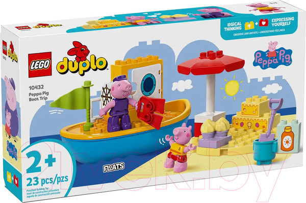 Изображение товара Конструктор Lego Duplo Peppa Путешествие Свинки Пеппы на кораблике / 10432
