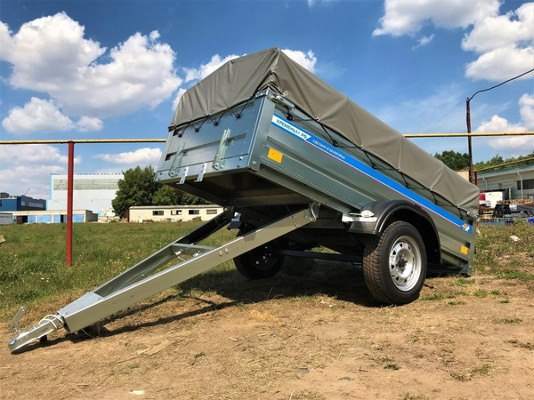 Изображение товара Прицеп для автомобиля Кремень Бизнес 2.5х1.3 (борт 50см, тент 30 см)