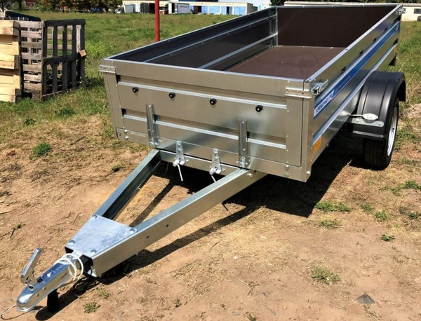 Изображение товара Прицеп для автомобиля Кремень Бизнес 2.5х1.3 (борт 50см, тент 30 см)