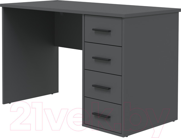 Изображение товара Письменный стол Интерлиния Skill-07 (антрацит/антрацит)