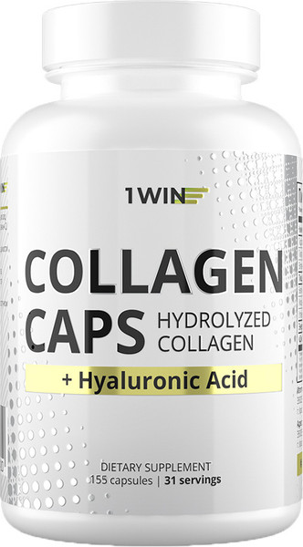 Изображение товара Коллаген 1WIN С гиалуроновой кислотой и витамином С (155 капсул)