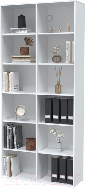 Изображение товара Стеллаж Интерлиния Skill-20 (белый платинум/белый платинум)