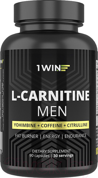 Изображение товара L-карнитин 1WIN Мужской (90 капсул)