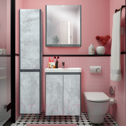 Изображение товара Шкаф-пенал для ванной Doratiz Крит 35 / 2712.309