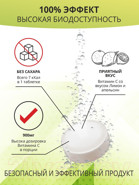 Изображение товара Витамин 1WIN С 900 (20 таблеток)