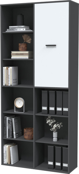 Изображение товара Стеллаж Интерлиния Skill-20 (1) (антрацит/белый платинум)