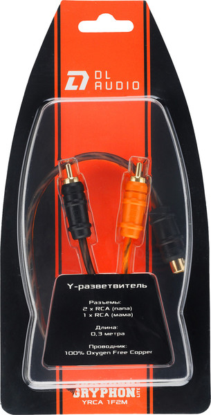 Изображение товара Межблочный кабель для автоакустики DL Audio Gryphon Lite YRCA 1F2M
