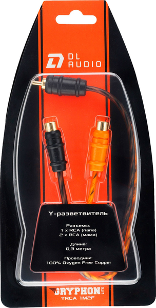 Изображение товара Межблочный кабель для автоакустики DL Audio Gryphon Lite YRCA 1M2F