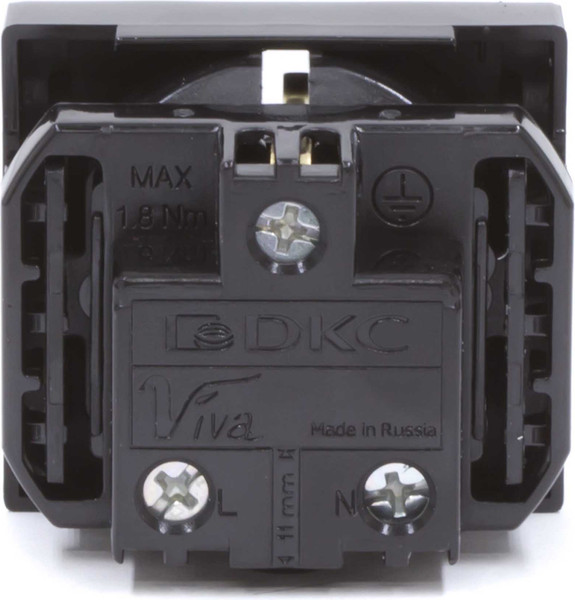 Изображение товара Розетка DKC Viva / 45205 (черный)