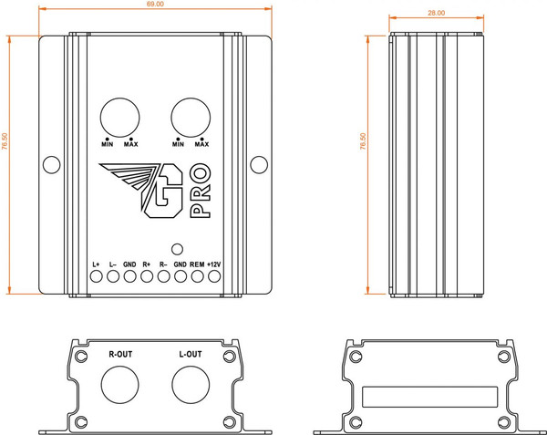 Изображение товара Конвертер уровня DL Audio Gryphon Pro High Level To RCA Converter