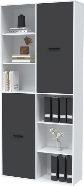 Изображение товара Стеллаж Интерлиния Skill-20 (2) (белый платинум/антрацит)