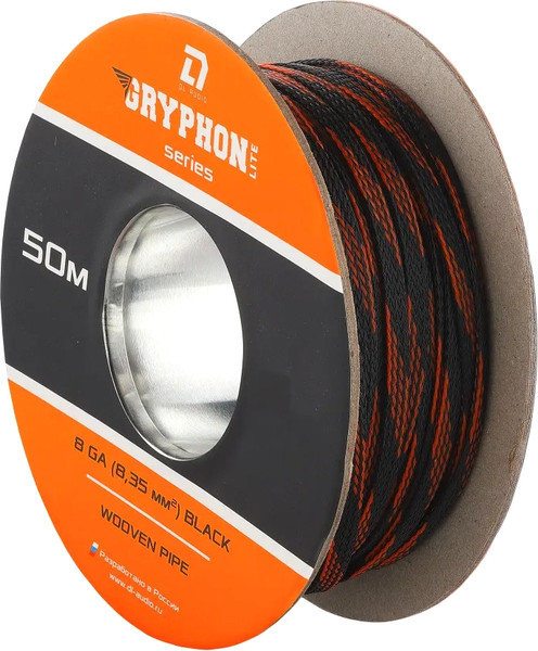 Изображение товара Оплетка для кабеля DL Audio Gryphon Lite WP 8 Ga Black