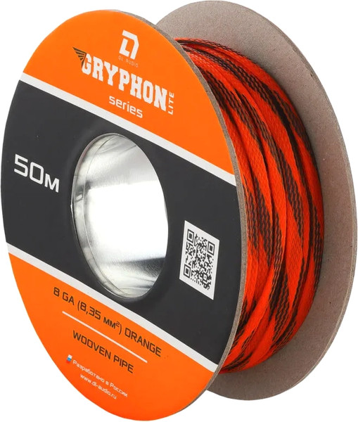 Изображение товара Оплетка для кабеля DL Audio Gryphon Lite WP 8 Ga Orange