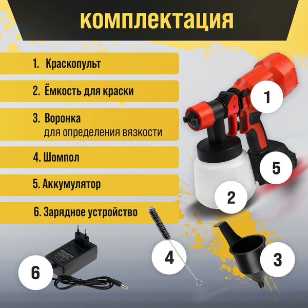 Изображение товара Краскопульт электрический Tundra 9930660