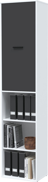 Изображение товара Стеллаж Интерлиния Skill-21 (1) (белый платинум/антрацит)