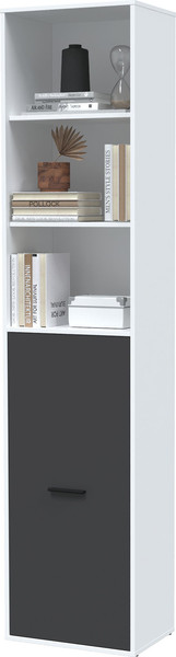 Изображение товара Стеллаж Интерлиния Skill-21 (1) (белый платинум/антрацит)