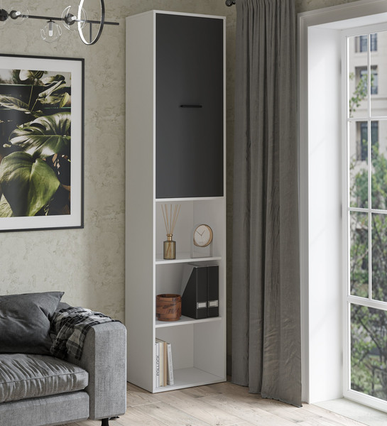 Изображение товара Стеллаж Интерлиния Skill-21 (1) (белый платинум/антрацит)