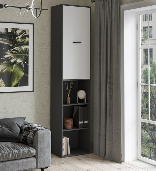 Изображение товара Стеллаж Интерлиния Skill-21 (1) (антрацит/белый платинум)