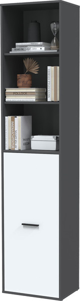 Изображение товара Стеллаж Интерлиния Skill-21 (1) (антрацит/белый платинум)