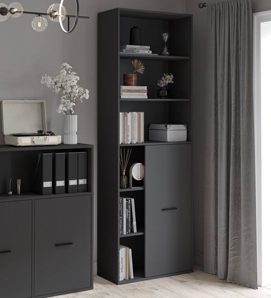 Изображение товара Стеллаж Интерлиния Skill-22 (1) (антрацит/антрацит)