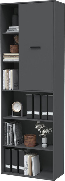 Изображение товара Стеллаж Интерлиния Skill-22 (1) (антрацит/антрацит)