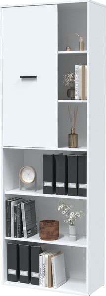 Изображение товара Стеллаж Интерлиния Skill-22 (1) (белый платинум/белый платинум)