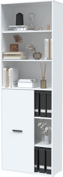 Изображение товара Стеллаж Интерлиния Skill-22 (1) (белый платинум/белый платинум)