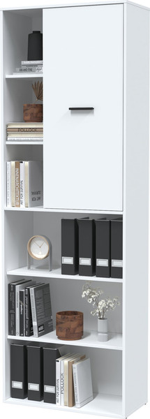 Изображение товара Стеллаж Интерлиния Skill-22 (1) (белый платинум/белый платинум)