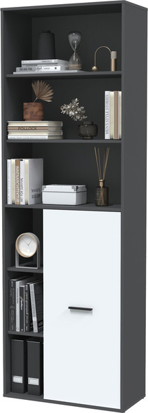 Изображение товара Стеллаж Интерлиния Skill-22 (1) (антрацит/белый платинум)