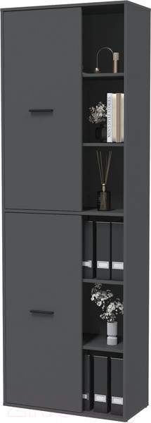Изображение товара Шкаф Интерлиния Skill-22 (2) (антрацит/антрацит)