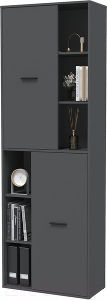 Изображение товара Шкаф Интерлиния Skill-22 (2) (антрацит/антрацит)