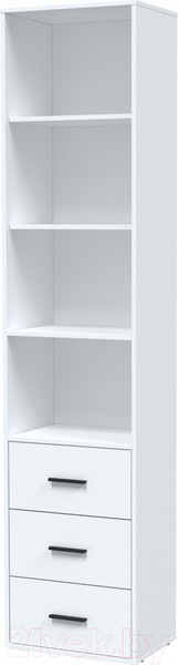 Изображение товара Стеллаж Интерлиния Skill-24 (белый платинум/белый платинум)