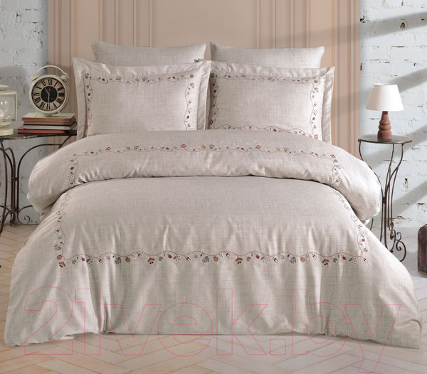 Изображение товара Комплект постельного белья Dantela Vita Galena с вышивкой 200x220 / 12233