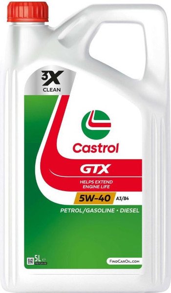 Изображение товара Моторное масло Castrol GTX 5W-40 / 15F687 (5л)