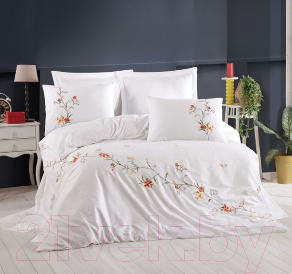 Изображение товара Комплект постельного белья Dantela Vita Felicita с вышивкой 200x220 / 12236