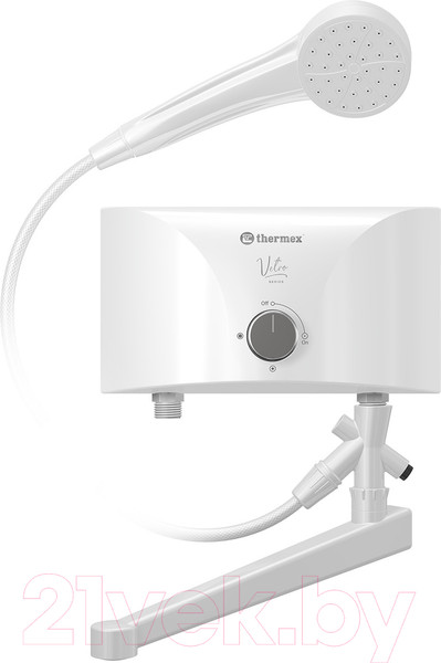 Изображение товара Проточный водонагреватель Thermex Vetro 5500 Combi