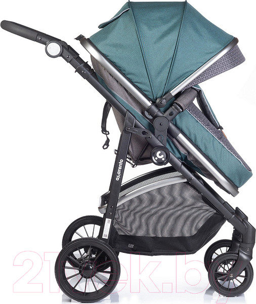 Изображение товара Детская универсальная коляска Acarento Essenza Dark Cyan / AS310 (темно-голубой)