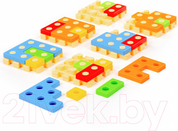 Изображение товара Конструктор Полесье Собери пазл №2 / 93943