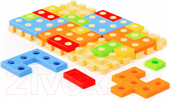 Изображение товара Конструктор Полесье Собери пазл №2 / 93943