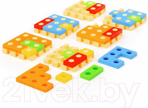 Изображение товара Конструктор Полесье Собери пазл №2 / 93943