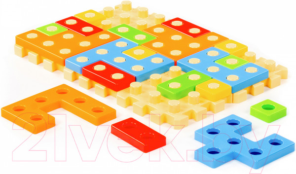 Изображение товара Конструктор Полесье Собери пазл №2 / 93943