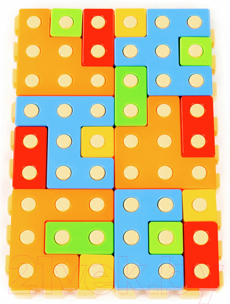 Изображение товара Конструктор Полесье Собери пазл №2 / 93943