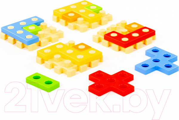 Изображение товара Конструктор Полесье Собери пазл №1 / 93936