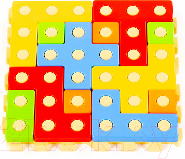 Изображение товара Конструктор Полесье Собери пазл №1 / 93936