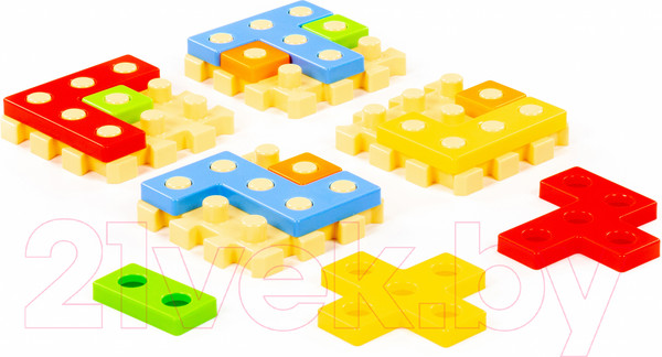 Изображение товара Конструктор Полесье Собери пазл №1 / 93936